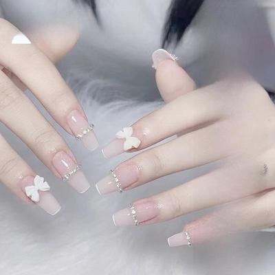 Resin 3D Japanese Cute Ribbon Bow Nail Accessories