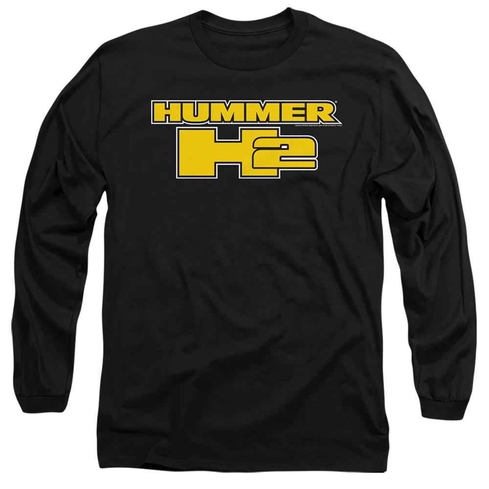Hummer Unisex Adult H2 Block Logo Long-Sleeved T-Shirt