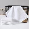 4Pcs 25x25cm Square White Soft Terry Cotton Home Kitchen Bathroom Multifunctional Cleaning Hand Towel