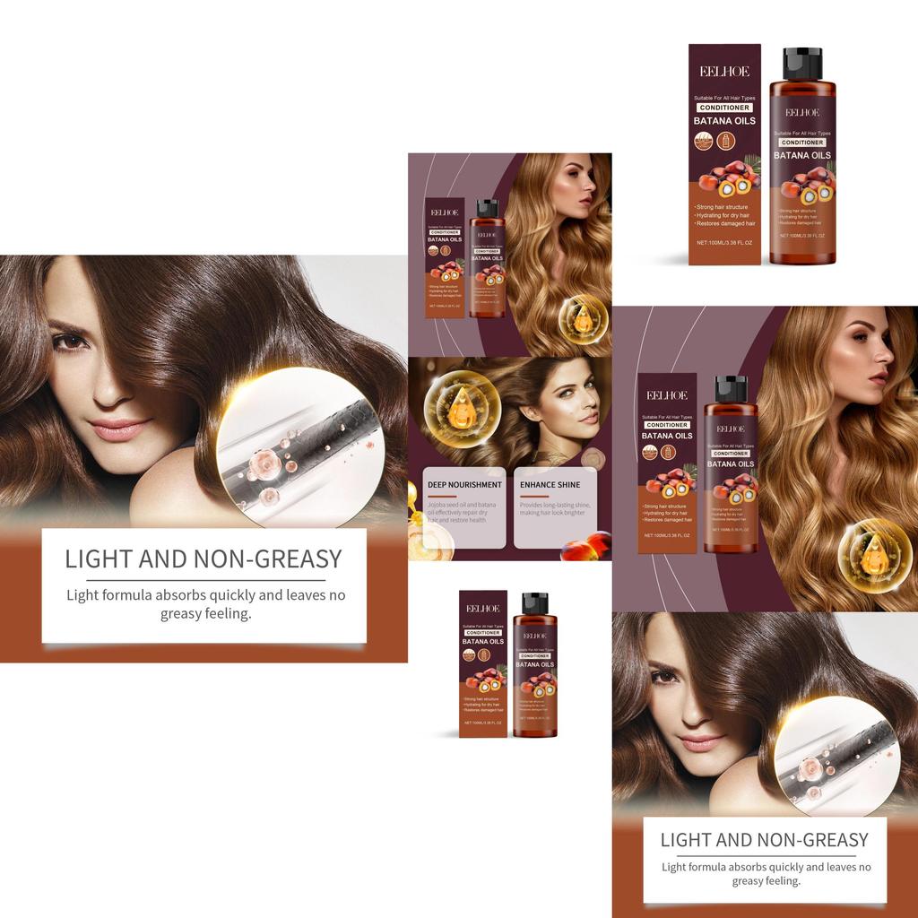 Eelhoe 100ml Moisturizing Conditioner For Dry Split Ends And Frizzy Hair