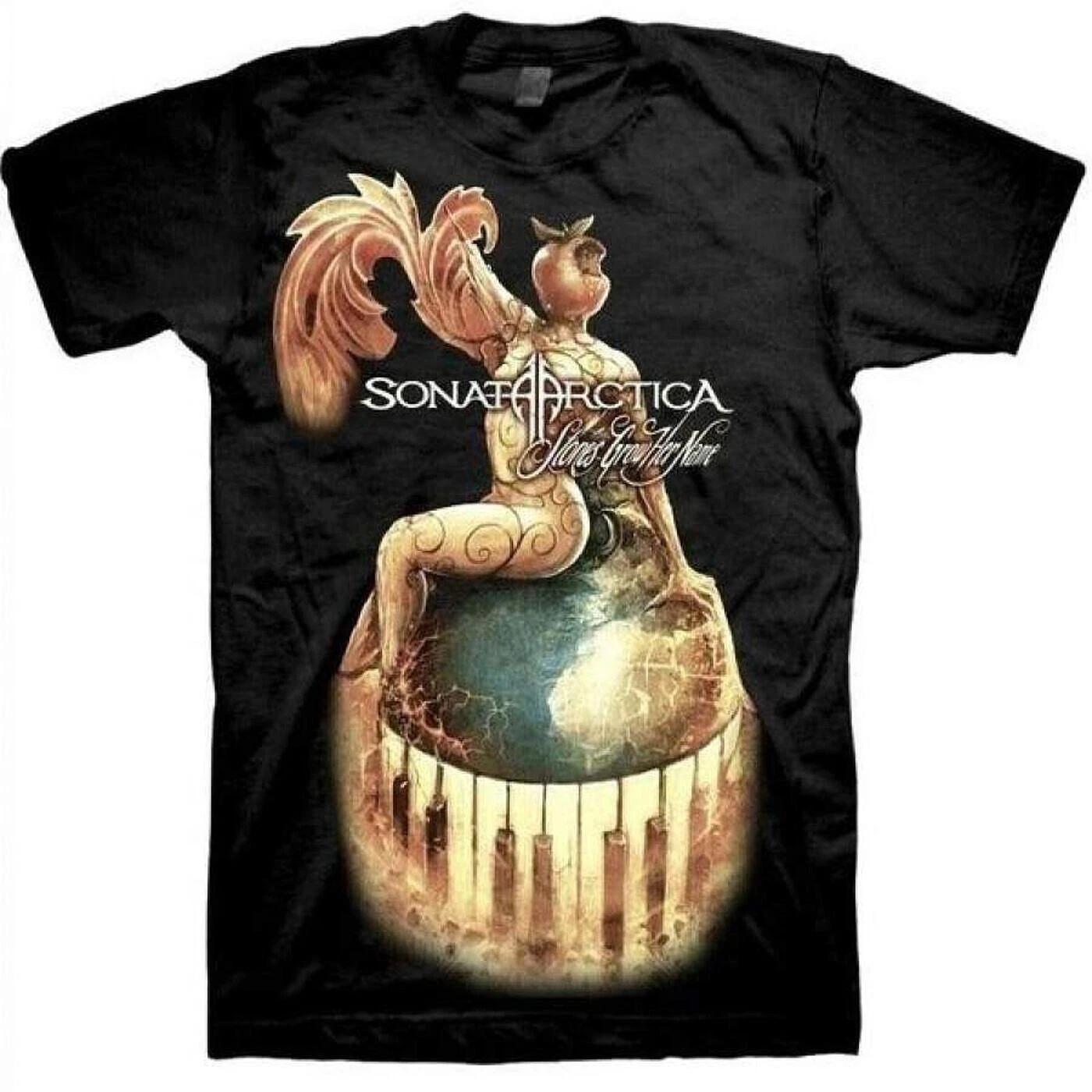 SONATA ARCTICA cd cvr STONES GROW HER NAME Official SHIRT XL New OOP guild 2XL