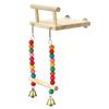 E15D Parrots Perch Stand Bird Hammock Cage Swing Chewing Rack Toy Stand Playstand