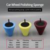 Conical Sponge Buffing Polishing Cone for Automotive Car Tire Hub Care Metal Polish Cleaning Foam Pad Sponge Polish Wheel Tool
