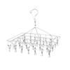 VECELO Clothes Peg Hanger, 30 Pegs, Clothes Drying Rack, 28 X 36 Cm, WJ7