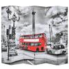 Partition 228 X 170 Cm London Bus Black and White