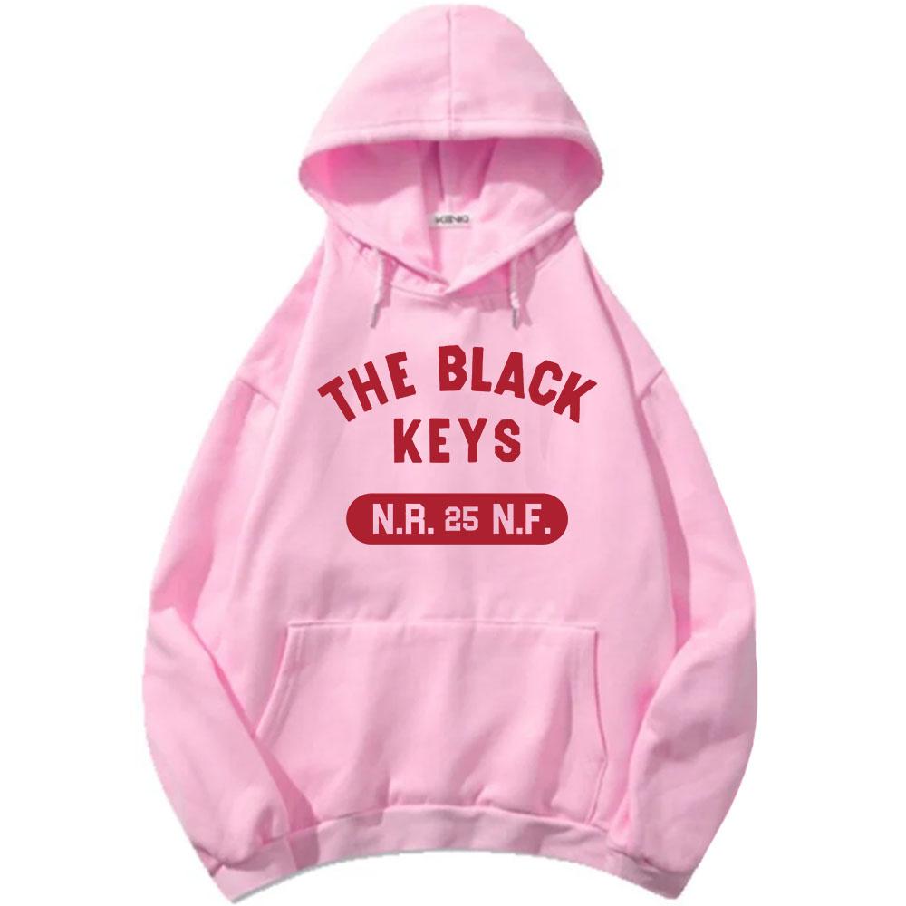 The Black Keys NRNF Sweats à capuche Manches longues Polaire Sweat à capuche pour homme Décontracté Unisexe Streetwear Lourd Mental Mode Pull