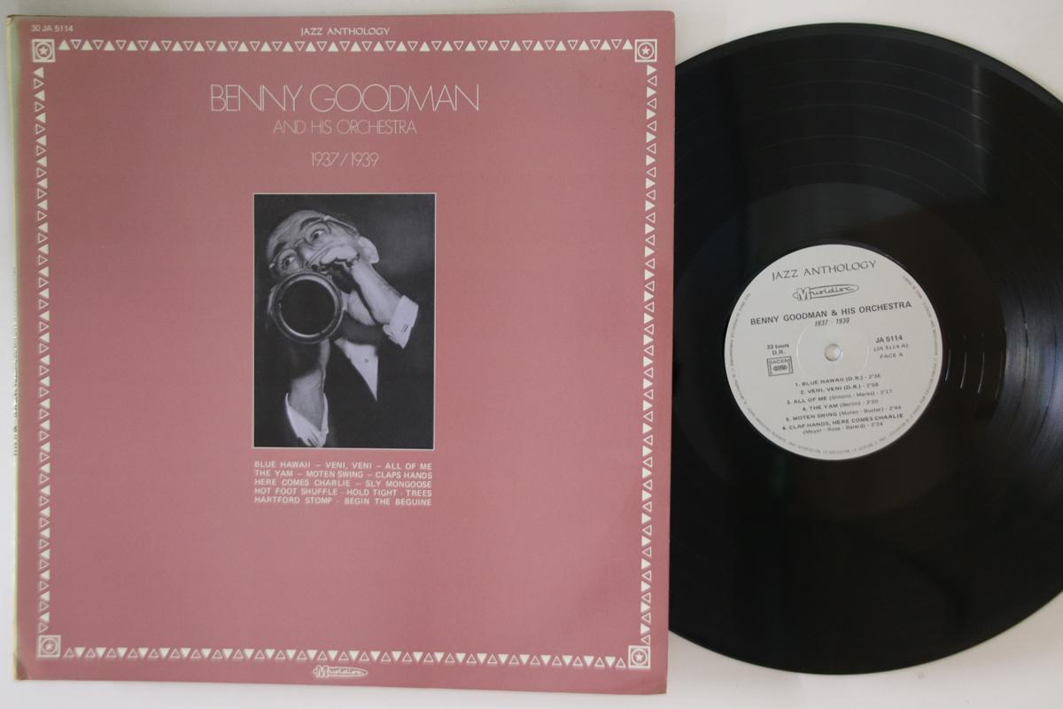 

LP Record BENNY GOODMAN - 1937 / 1939 JA5114 MUSIDISC 1975 France Jazz Used