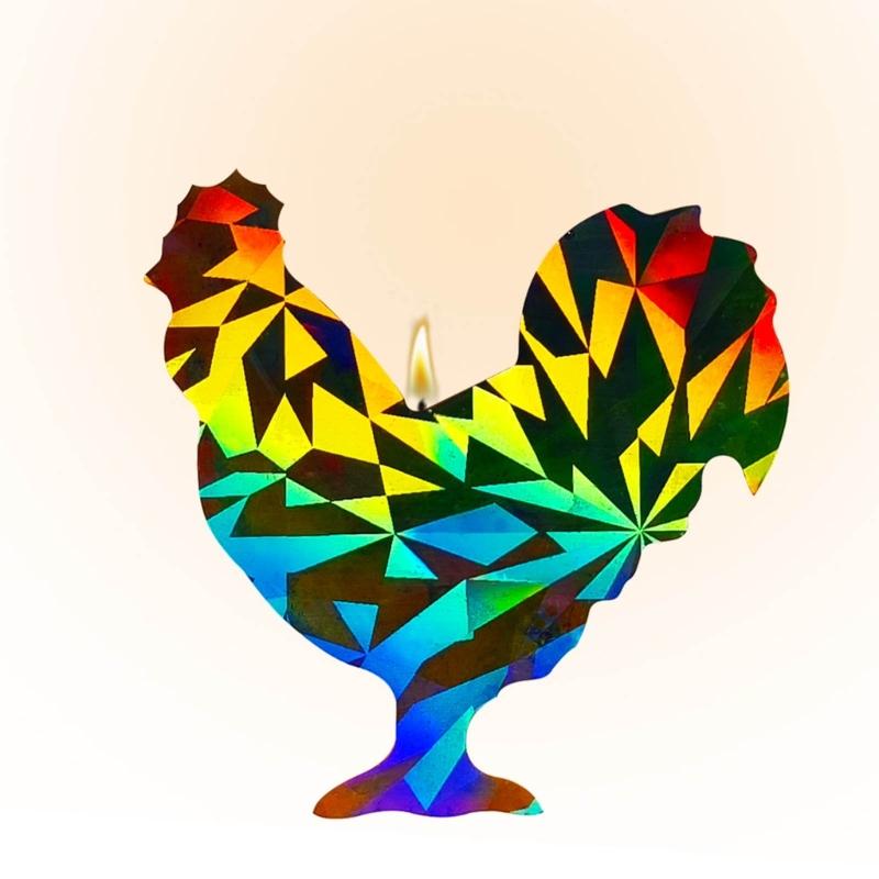 3D Rooster Animal Figurine Silicones Candle Molds for Candle Soap Making Gypsum Decoration Cement Clay Silicones Molds