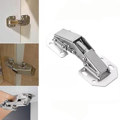 Cabinet Hinges with 90 Degree Hydraulic Buffer No-Drilling Steel