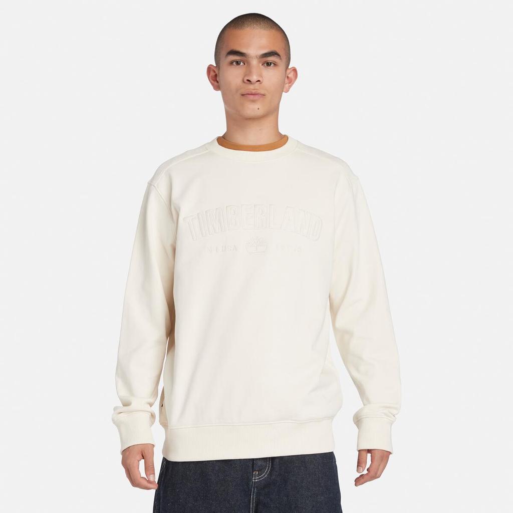 Timberland Solid Color Crew Neck Sweatshirt Men Tops A42S5-CR3