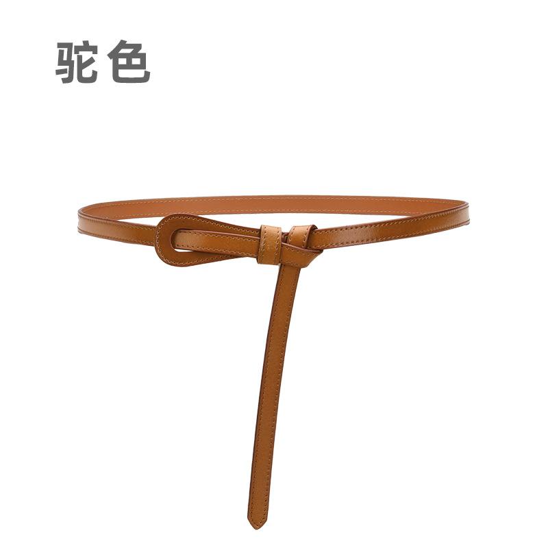 New Style, Women's Genuine Leather, Slim Waistband, Decorative Strap, Waist Seal, Versatile Dress, Vintage Leather, Women's Belt