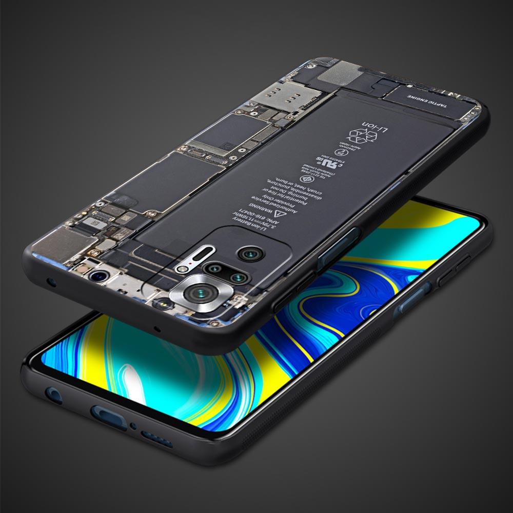 Main Circuit Board Pattern Phone Case Cover for Redmi 14C 10C Note 15 14 13 12 10 11 K40 Pro Plus 5G Soft TPU Shockproof Fundas