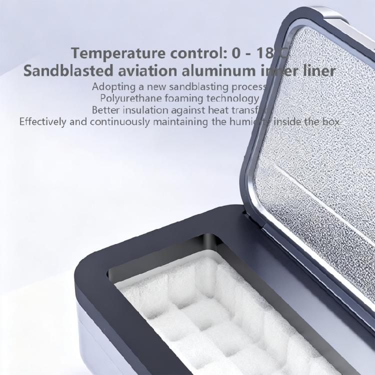 Tragbare Diabetiker Kühlbox Medizin Kühltasche mit Temperaturanzeige Bildschirm Kühlschrank