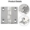 Marine Use 1.5 X 1.5 Marine Butt Hinges Easy Installation Boat Hinges Boat Hatch Hinges Solid Metal Construction