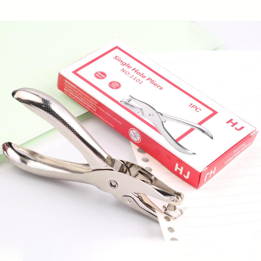 Handheld Metal Punch Pliers for Round Hole Paper Perforation and Perler Beads Binding.