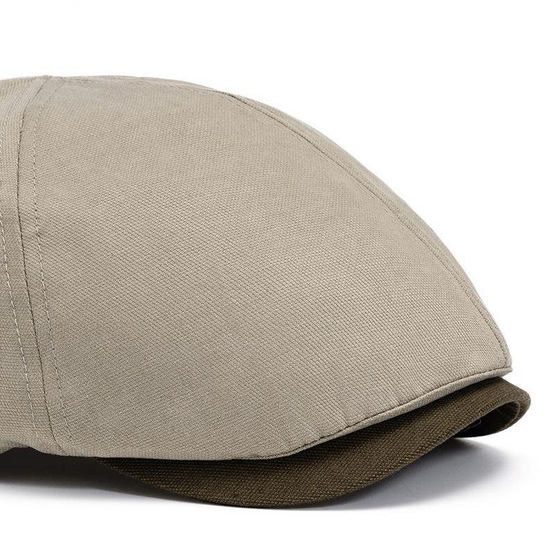 Cappello estivo da strillone da uomo Cappello vintage britannico Berretto da esterno Protezione solare Cappello da sole Basco