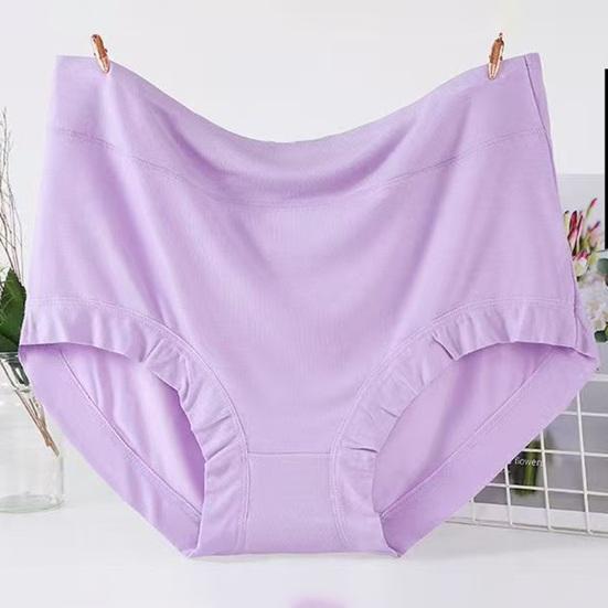 Cotton Underwear for Women Seamless Plus Size High Waisted Full Coverage Briefs Ladies Soft Stretch Tummy Control Panties