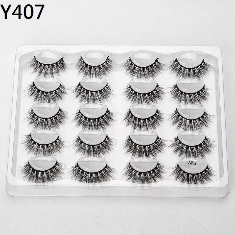 Lashie - Falsche Wimpern (10 Paare) (Verschiedene Designs)