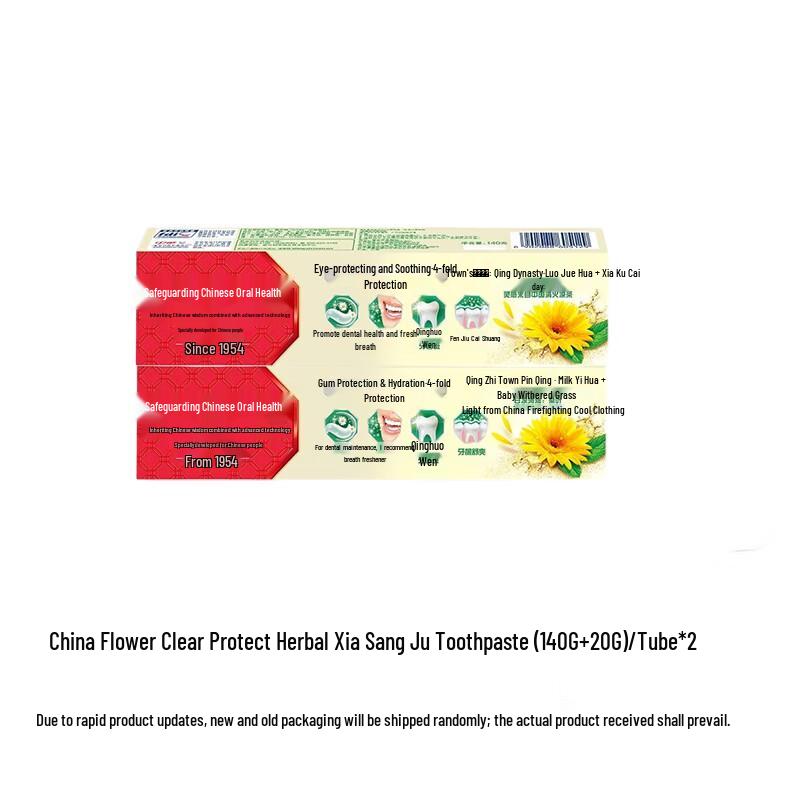 Zhonghua Huaqing Herbal Xiasangju Toothpaste