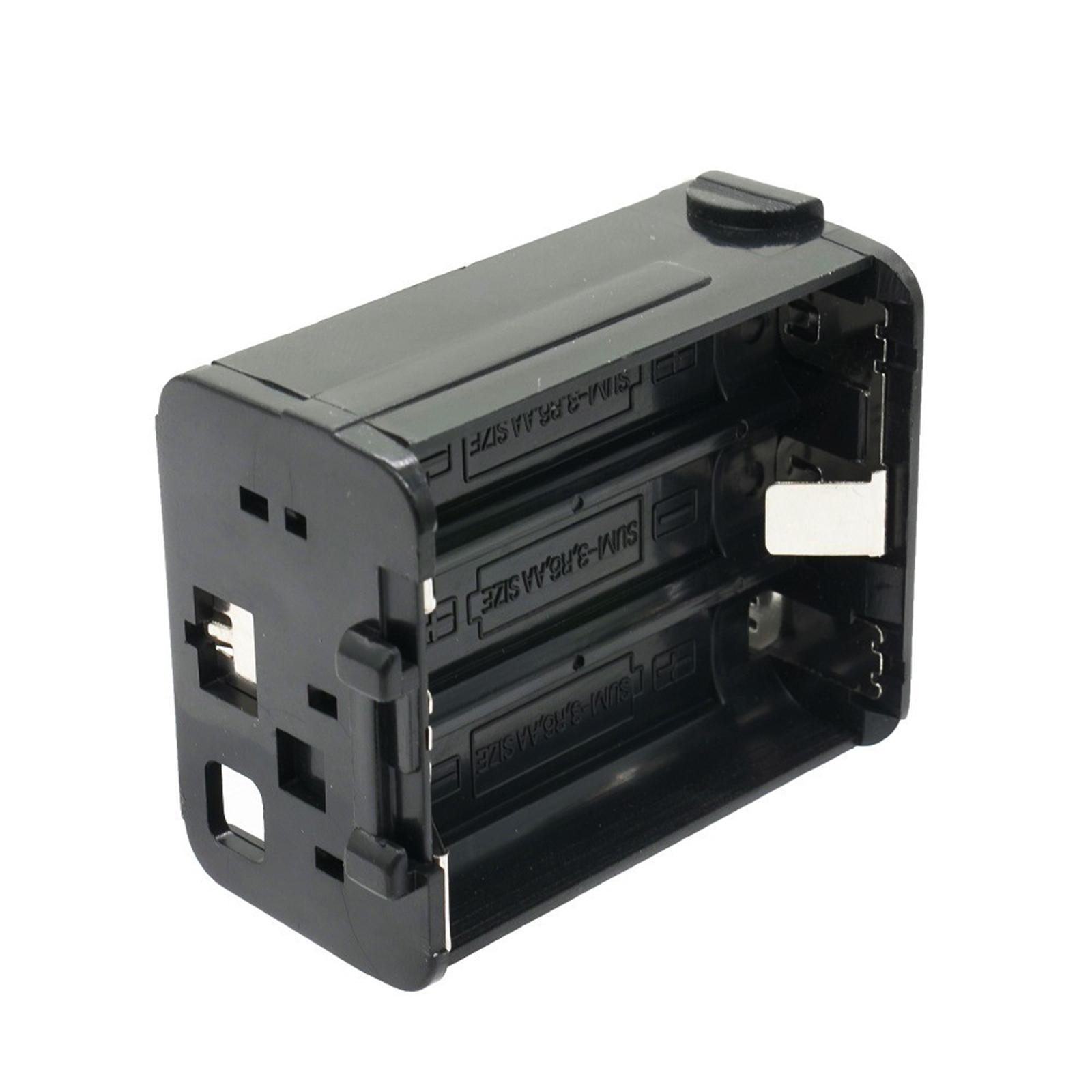 

Battery Storage Cover Box Plastic Case Holder Equipment Assembly 6 Slot LR06 Battery Holder Storage Case for 28 48 1