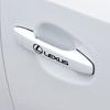 Innenaufkleber 4 Stück Auto-Scheibenwischer Reflektierende Aufkleber Karosserie Türgriff Wasserdichte Aufkleber für Lexus CT200h Fsport ES LS IS G