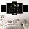 5 Pieces Wall Arts Canvas Bike Poster Painting Black Dark TRK 800 Adventure Motorcycles Wallpaper Home Decor Picture Living Rom