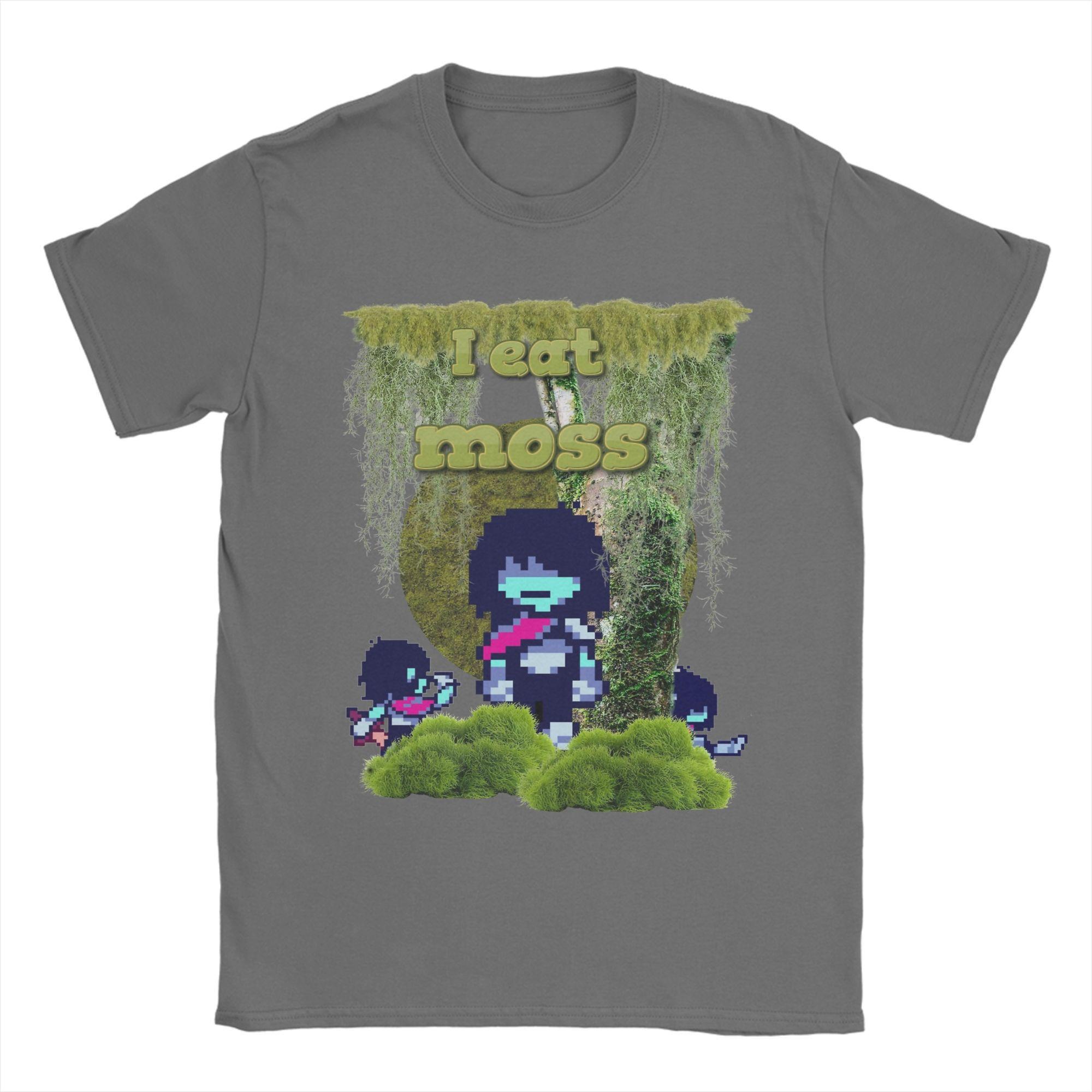 

Я їм мох Кріс Deltarune Футболки для чоловіків Модні Футболки 100% Бавовна З круглим вирізом З коротким рукавом Футболка Подарунок на День Народження Топи S