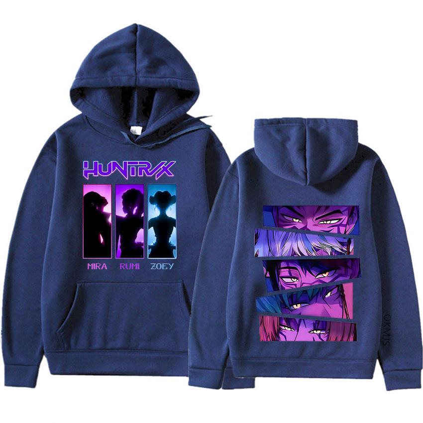 Kreslená mikina Lovci démonů K-pop Gotická grafika Mikina Pánská Dámská Ležérní oblečení Módní Mikina s kapucí Streetwear