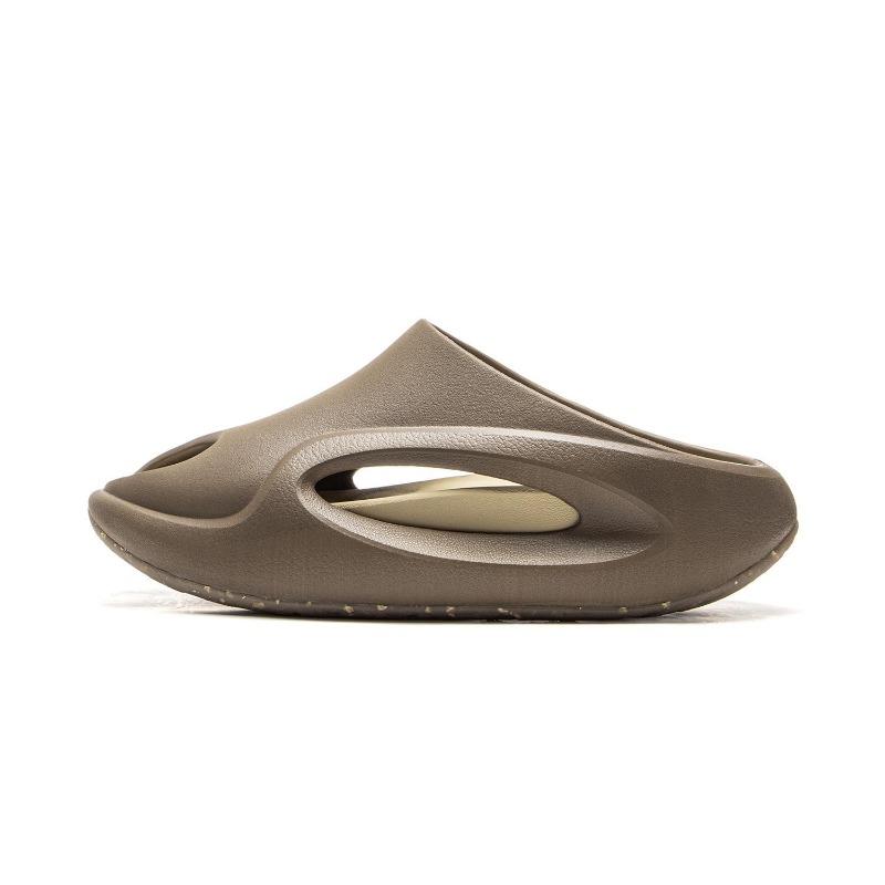 Li-Ning Yunyou Slay2.0 unisex slide slippers brown, slip-resistant odor-proof with extra insoles AZSV009-4 38
