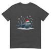 Christmas Lights Wrapped On Air Plane B52 Military Aircraft TShirt