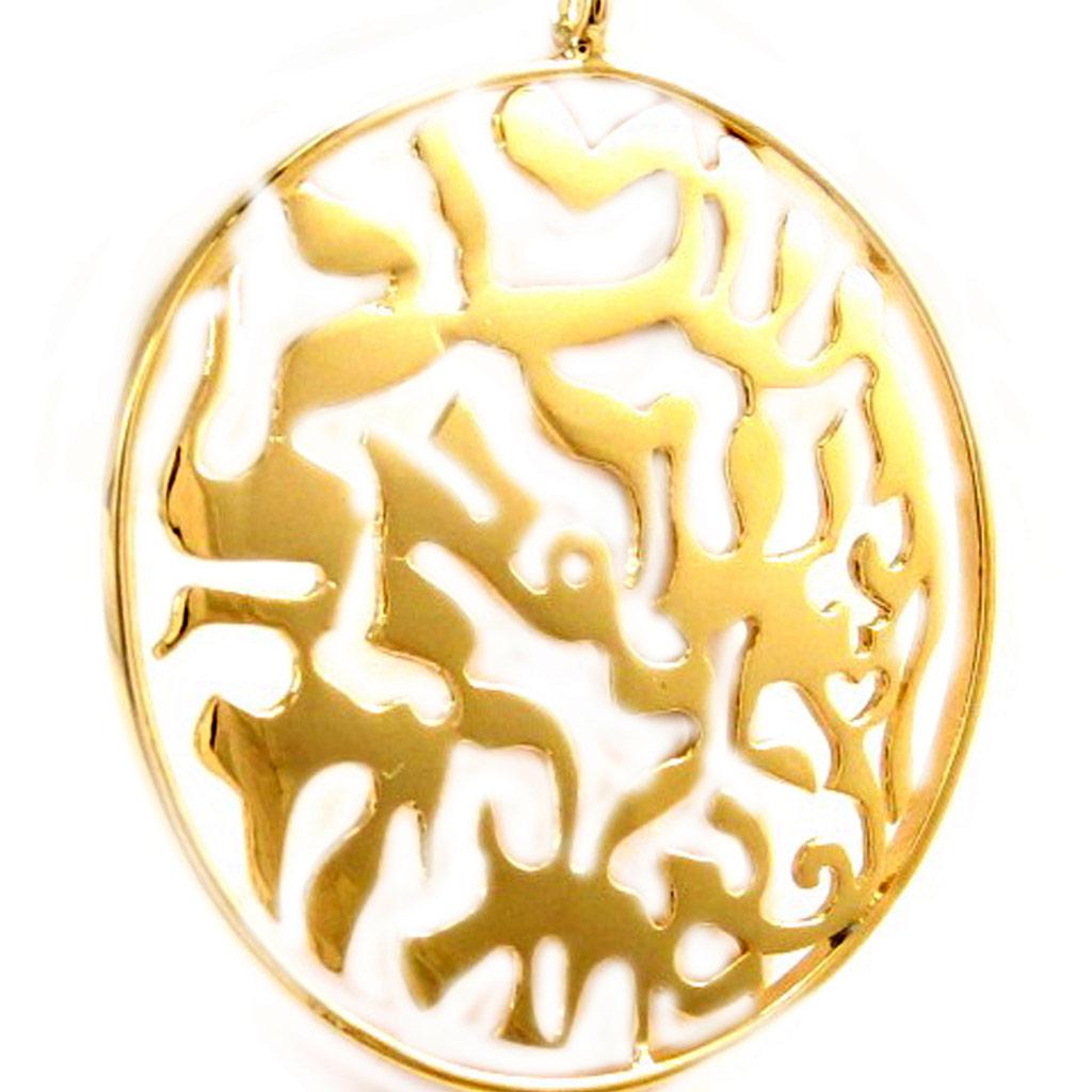 Les Trésors De Lily [L4354] - Pendentif Plaqué Or 'Carmen' doré - 42 mm