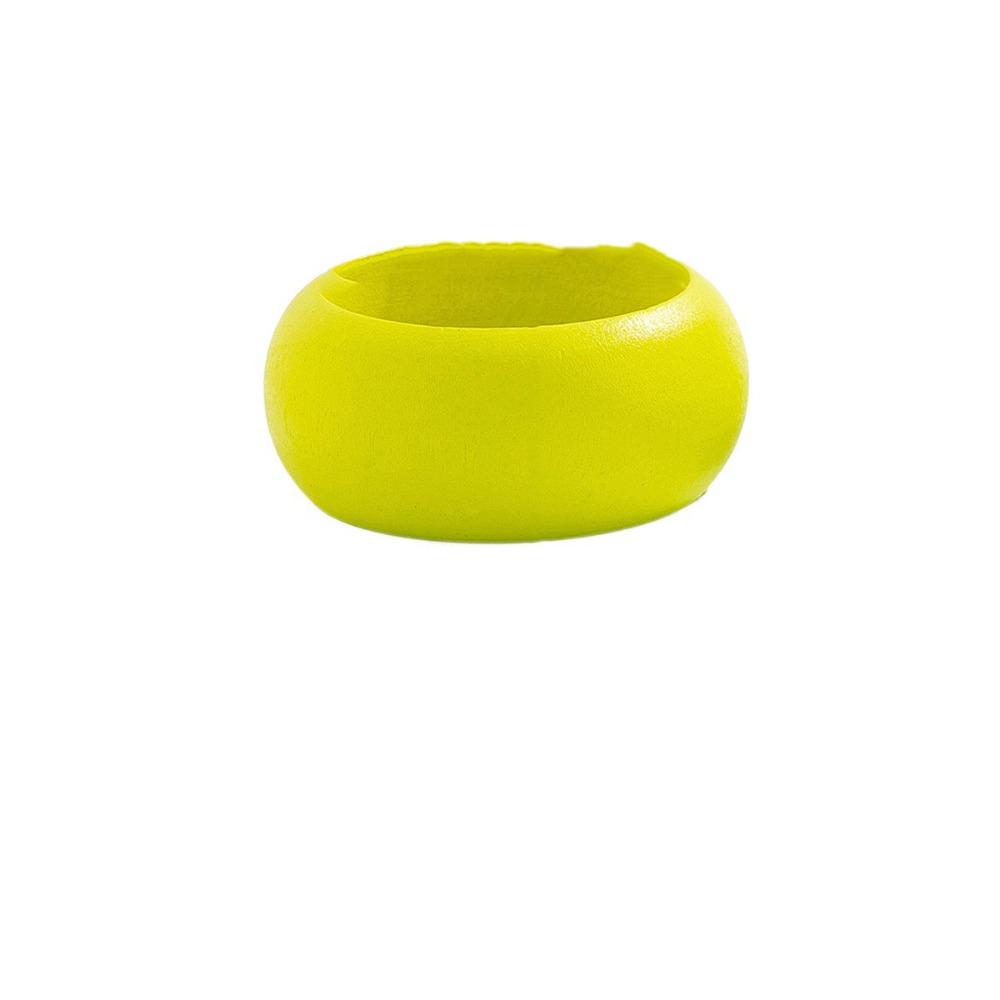 Hip Hop Exaggerate Bangles Geometric Wood Hand Ring Unique Chunky Bracelets Women  Men