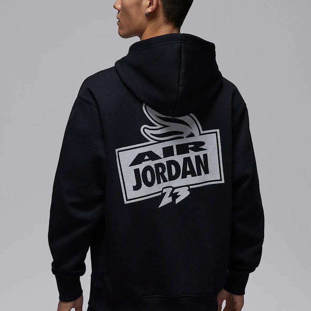 Jordan Sweatshirts Men's Black Hooded Moderate IQ6982-010