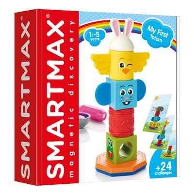 Smart Max Toddler's First Magnetic Toy Animal Totem with Challenge Card 8 Pieces SMX230 Genuine Product