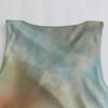 Sukienka midi z satyny tie-dye bez rękawów: 2024 Dopasowany krój w stylu europejskim i amerykańskim