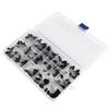200PCS 15 Value in Line Electrolytic Capacitor Aluminum Capacitor Assortment Box Kit 0.1‑220UF