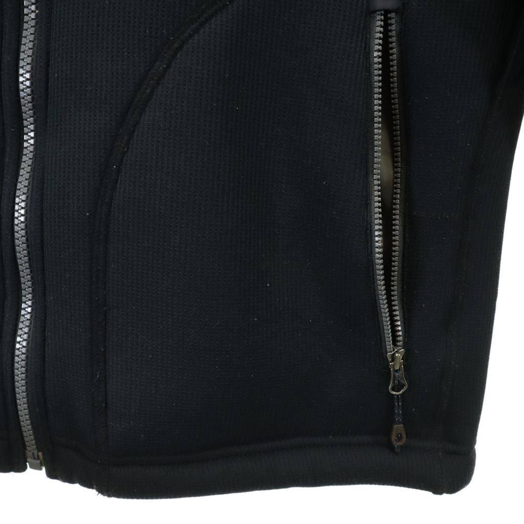 Columbia Waffle fleece Jacket M black Reversible Outdoor Men's Used