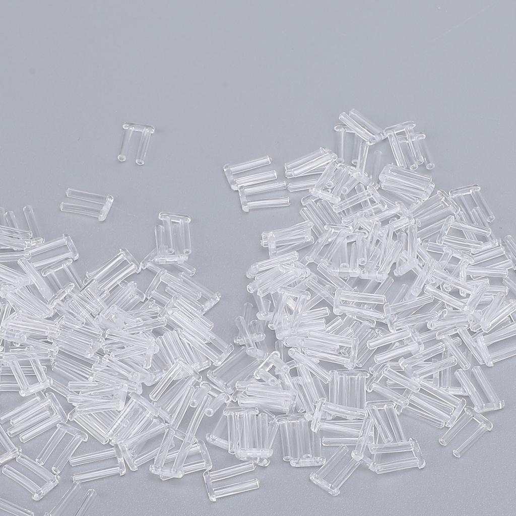 200pcs Compression Sleeves for Rimless Glasses 1.4x0.8x7.0mm Rimless Glasses Fixing Accessories Tools Size 2