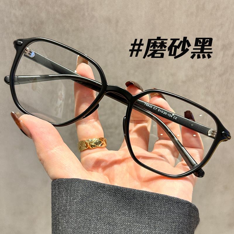 

TR90 Leopard Square Frame Myopia Prescription Glasses Women Versatile Casual Anti Blue Ray Reading Eyeglasses Thin Retro Original Lenses матовый черный