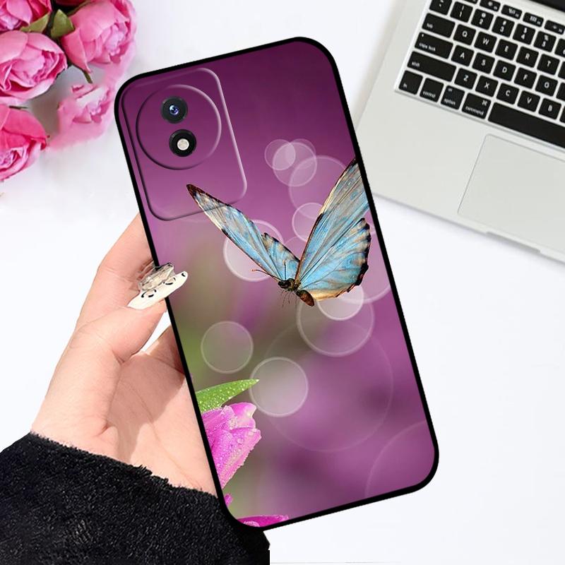 For Vivo Y02 4G Cases Y02A Y02t Y02s Color Printing Silicone TPU Phone Cover For VIVO Y11 2023 4G Bumper V2236A Coque Fundas