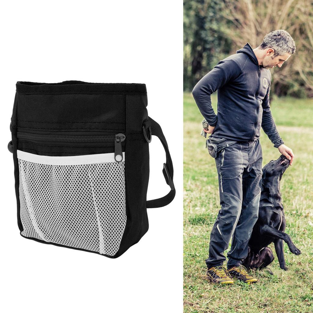 Dog Treats Training Bag Multifunction Portable Large Capacity Puppy Snack Waist Bag for Outdoor