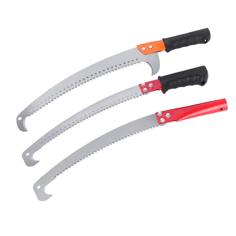 Curved Double Hook Pruning Saw for Garden and Woodworking
