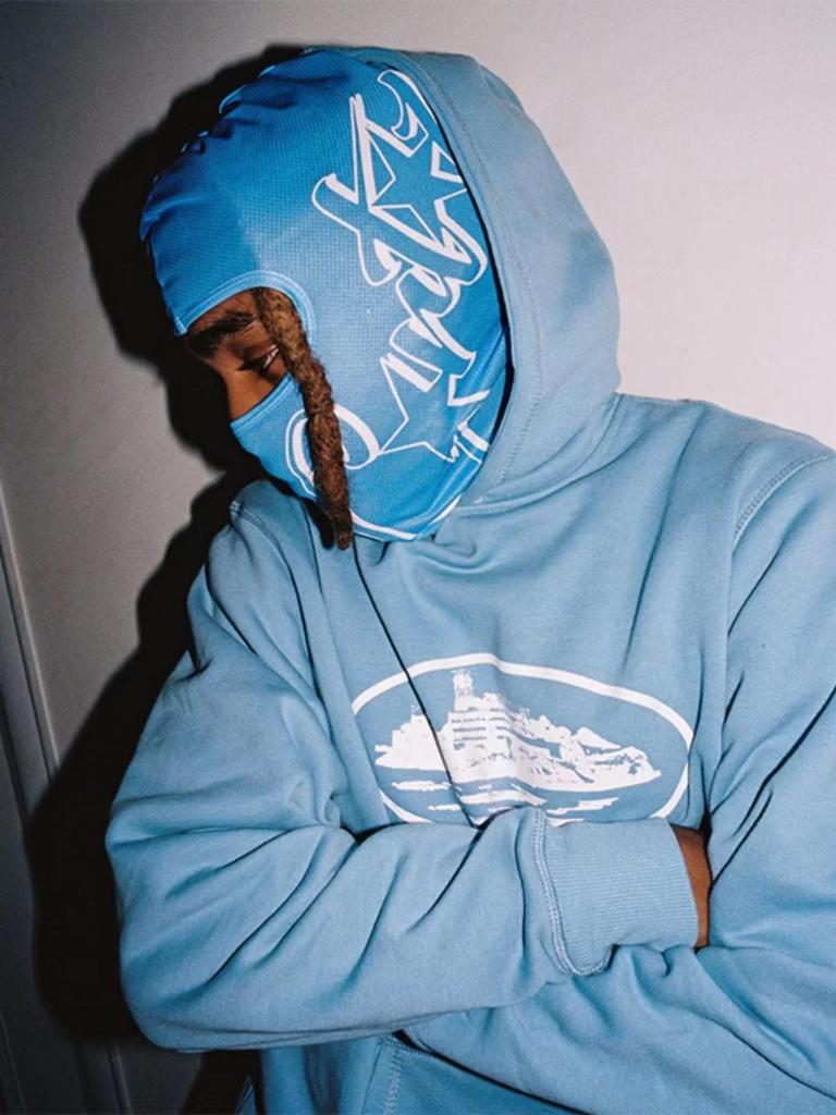 Corteiz Alcatraz Unisex Volný Streetwear Set s mikinou a tepláky