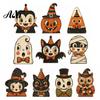 Vintage Style Desktop Ornaments Halloween Tiered Tray Decorations, Wooden Tabletop Ornaments, Centerpiece Rustic Farmhouse Holiday Decor
