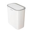 High-Value Push-Top Bathroom & Kitchen Trash Can with Lid, Large & Sturdy