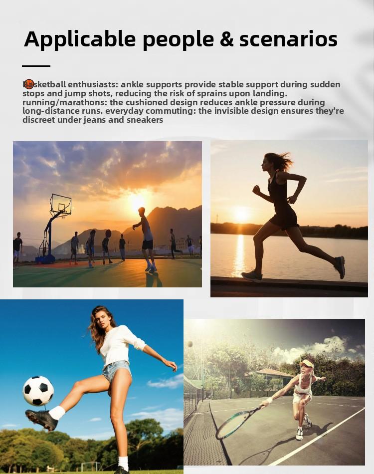 Neoprene Breathable Ankle Strap Brace Hook Loop Closure for Winter Sports Injury Prevention Adult Wearable Shoes Stabilizer