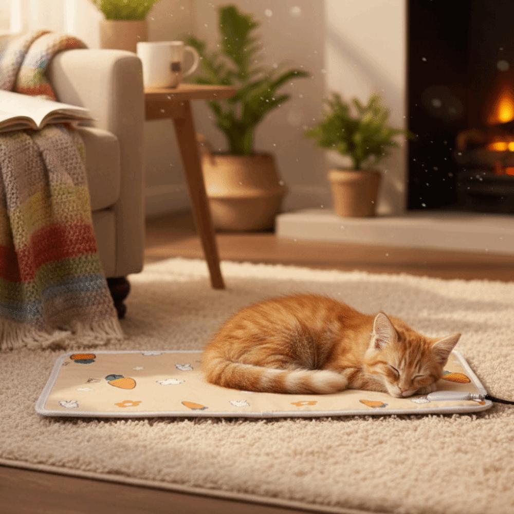 Thermostat Control Pet Electric Blanket Bite Proof Pet Heating Mat For Cats and Dogs