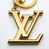 Chaveiro LOUIS VUITTON usado Portocre LV facets M65216 metal banhado a ouro