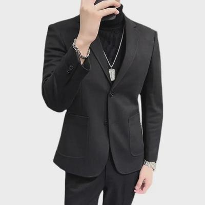 „Męska marynarka casualowa w stylu koreańskim, wąska – lekka i stylowa na wiosnę/jesień 2024”