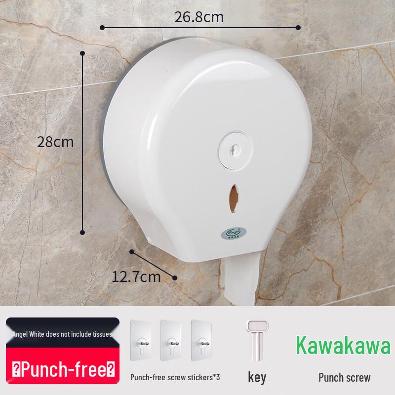 Wall-Mounted Large Roll Toilet Paper Holder